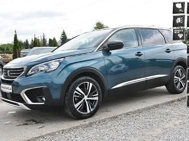 Niebieski Używany 2018 Peugeot 5008 Minivan | 65 800 zł (Dość drogi) - Obraz 1/4