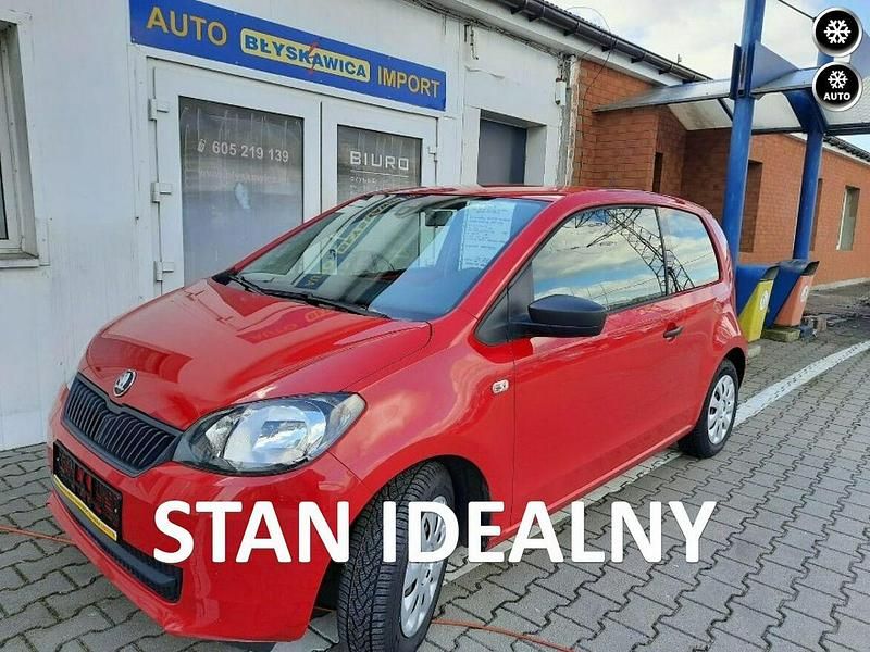 Czerwony Używany 2012 Skoda Citigo Hatchback | 17 350 zł (Uczciwa cena) - Obraz 1/4