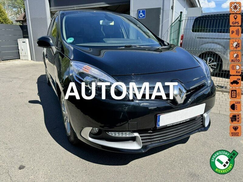 Czarny (metalik, perła) Używany 2015 Renault Scénic III LIMITED Minivan | 29 999 zł (Uczciwa cena) - Obraz 1/4