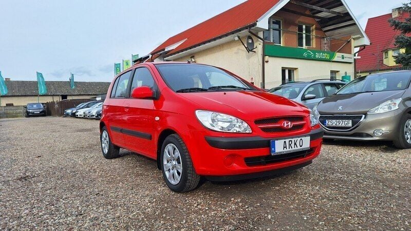 Czerwony Używany 2005 Hyundai Getz Hatchback | 7900 zł (Drogi) - Obraz 1/4