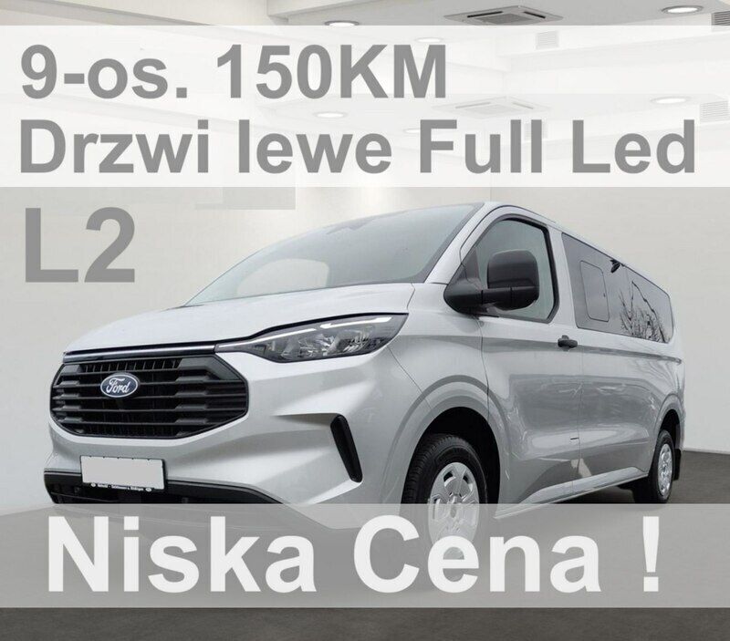 Srebrny (metalik) Nowe 2025 Ford Transit Custom Trend Minivan | 172 077 zł (Dość drogi) - Obraz 1/4