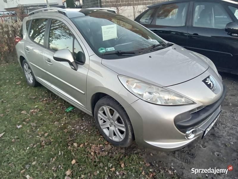 Srebrny Używany 2008 Peugeot 207 Kombi | 8500 zł (Uczciwa cena) - Obraz 1/4
