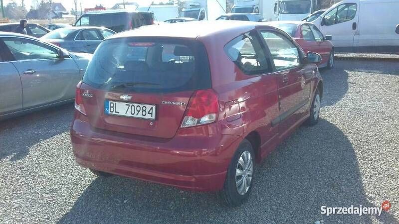 Używany Chevrolet Kalos 2008 Czerwony Hatchback