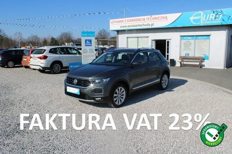 Szary (metalik) Używany 2019 VW T-Roc SUV | 79 593 zł (Super Cena) - Obraz 1/4