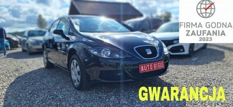 Czarny (metalik) Używany 2006 Seat Leon Hatchback | 14 900 zł (Uczciwa cena) - Obraz 1/4
