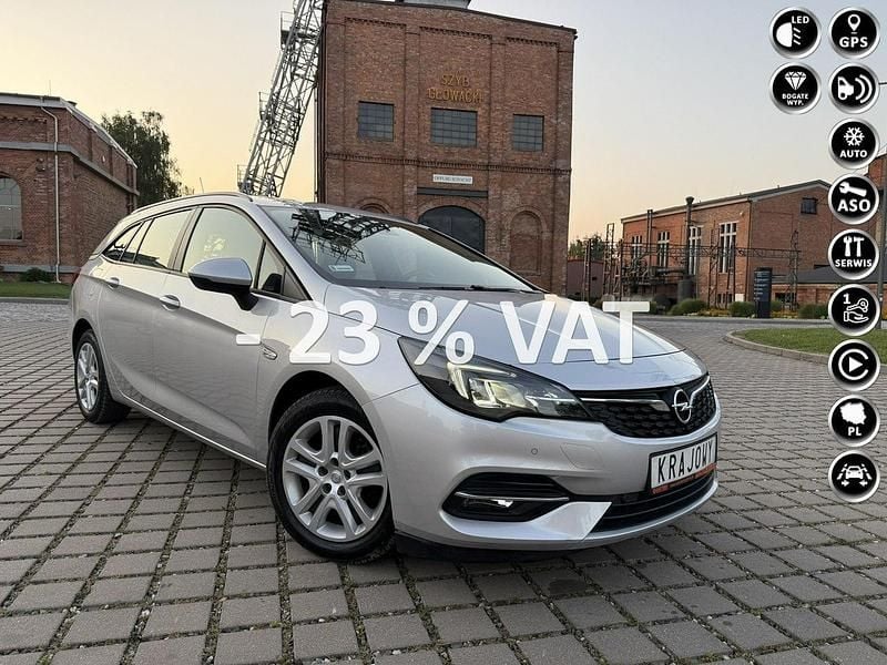 Srebrny (metalik) Używany 2020 Opel Astra Kombi | 45 900 zł (Uczciwa cena) - Obraz 1/4