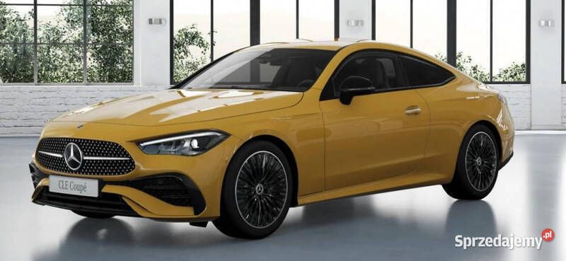 Żółty Nowe 2025 Mercedes CLE200 Advanced Coupe | 253 235 zł - Obraz 1/4