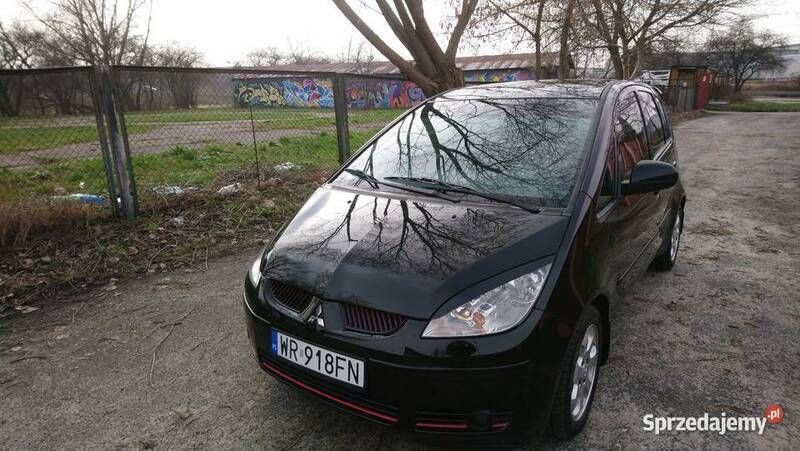 Czarny Używany 2006 Mitsubishi Colt Hatchback | 6999 zł - Obraz 1/4