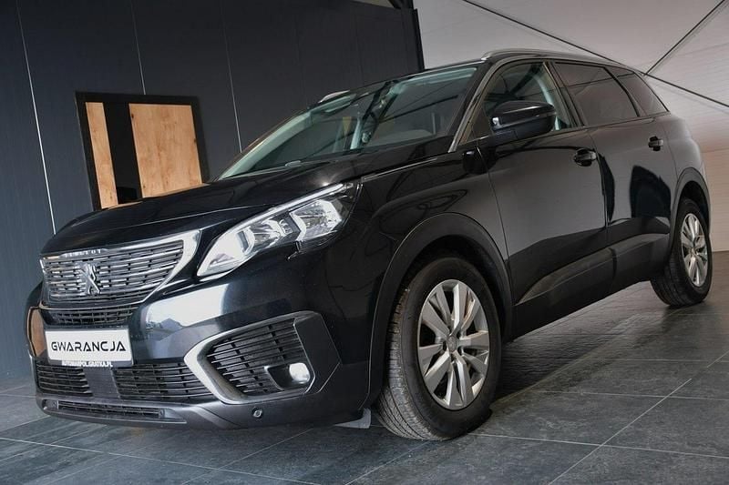 Czarny Używany 2018 Peugeot 5008 Minivan | 58 800 zł (Uczciwa cena) - Obraz 1/4