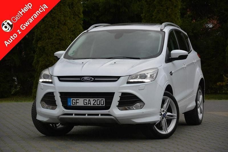 Biały Używany 2014 Ford Kuga Individual SUV | 47 900 zł (Uczciwa cena) - Obraz 1/4