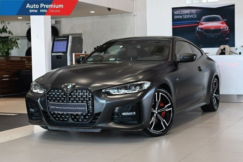 Szary Używany 2022 BMW 418 Coupe | 209 900 zł - Obraz 1/4