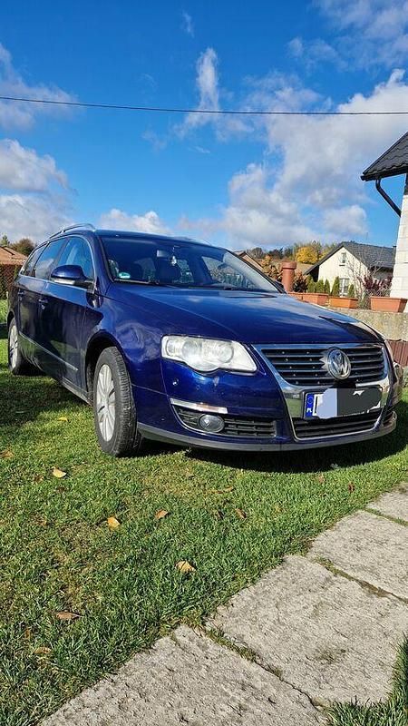 Niebieski Używany 2008 VW Passat Kombi | 8000 zł - Obraz 1/4
