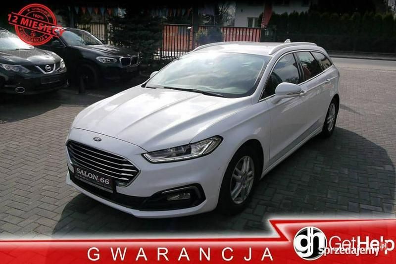 Biały Używany 2020 Ford Mondeo Kombi | 48 800 zł (Super Cena) - Obraz 1/4