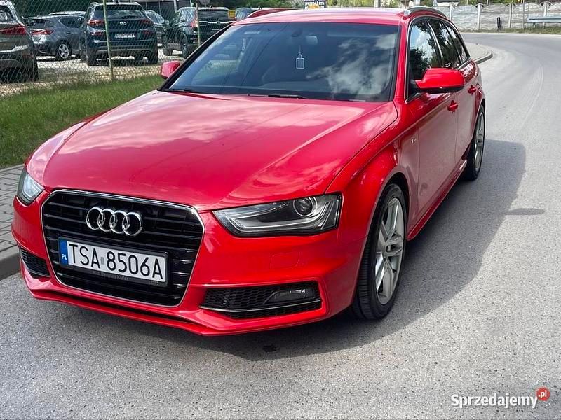 Czerwony Używany 2014 Audi A4 Kombi | 45 900 zł (Uczciwa cena) - Obraz 1/4