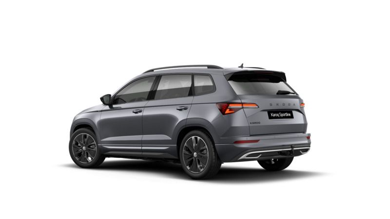 Błękit race metalizowany Nowe 2025 Skoda Karoq SportLine SUV | 168 700 zł (Uczciwa cena) - Obraz 1/3