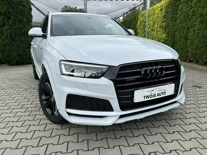 Biały Używany 2018 Audi Q3 S-Line SUV | 82 900 zł (Dobra cena) - Obraz 1/4