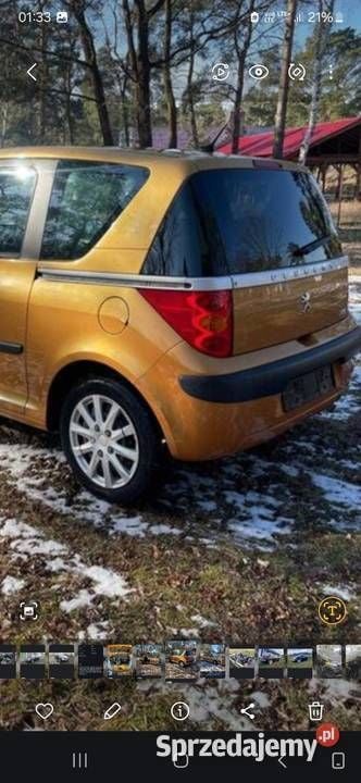 Używany Peugeot 1007 102 KM (75 kW) 2006 Złoty Minivan