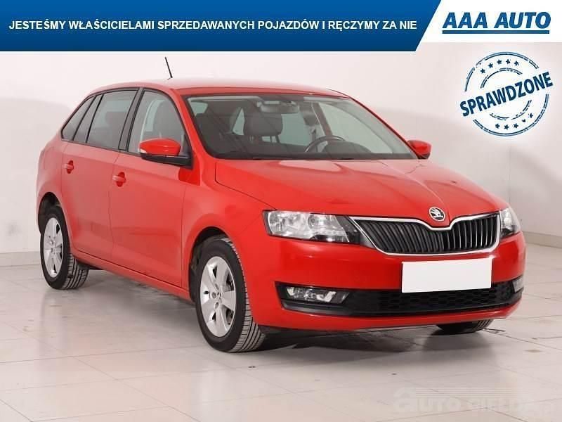 Czerwony Używany 2018 Skoda Rapid Hatchback | 44 999 zł (Uczciwa cena) - Obraz 1/4