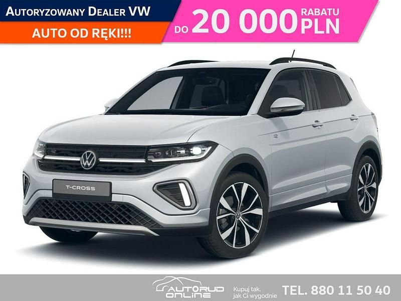 Srebrny (metalik) Nowe 2025 VW T-Cross SUV | 118 320 zł (Uczciwa cena) - Obraz 1/4