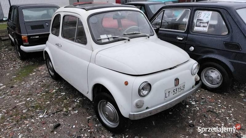 Biały Używany 1967 Fiat 500 Hatchback | 16 900 zł - Obraz 1/4