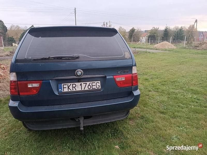 Granatowy Używany 2001 BMW X5 SUV | 13 000 zł (Super Cena) - Obraz 1/4