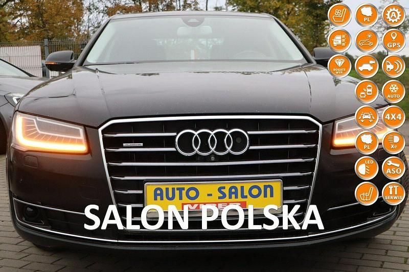 Czarny Używany 2014 Audi A8L Sedan/Limuzyna | 67 800 zł - Obraz 1/4