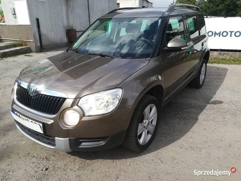 Brązowy Używany 2010 Skoda Yeti SUV | 23 500 zł (Dość drogi) - Obraz 1/4