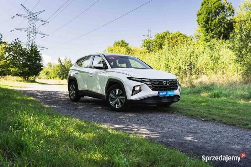 Biały Używany 2024 Hyundai Tucson SUV | 104 999 zł (Uczciwa cena) - Obraz 1/4