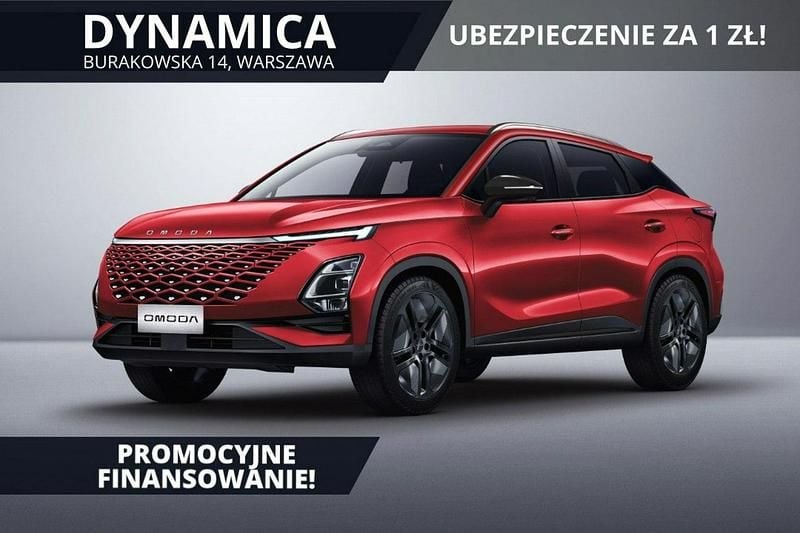 Czerwony Używany 2024 Omoda 5 SUV | 109 900 zł (Uczciwa cena) - Obraz 1/4