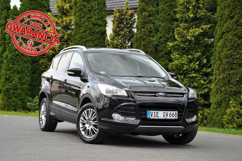 Czarny Używany 2014 Ford Kuga SUV | 45 900 zł (Uczciwa cena) - Obraz 1/4