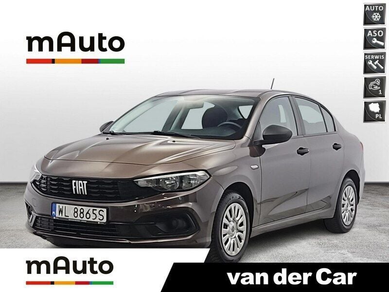 Brązowy Używany 2021 Fiat Tipo Classica Sedan/Limuzyna | 49 900 zł (Dość drogi) - Obraz 1/4