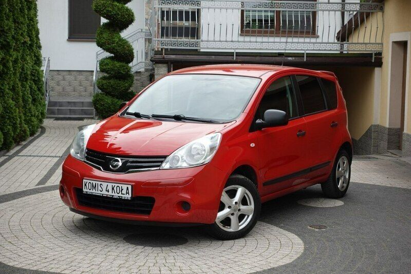 Czerwony Używany 2011 Nissan Note Minivan | 14 900 zł (Dobra cena) - Obraz 1/4