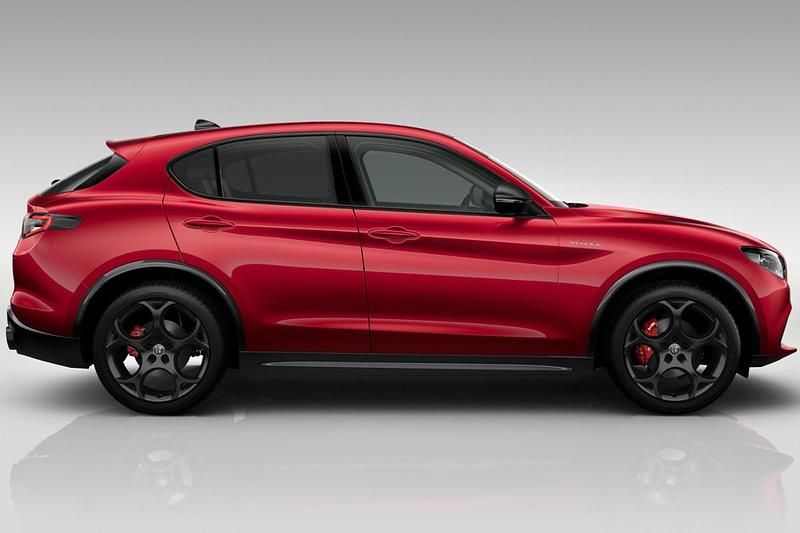 Nowe Alfa Romeo Stelvio Veloce 280 KM (205 kW) 2025 Lakier pastelowy czerwony  alfa red SUV