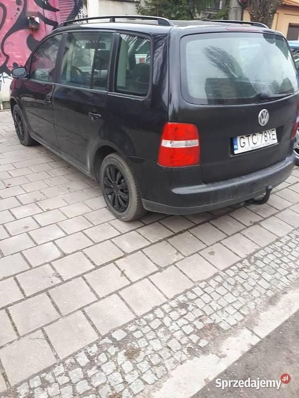 Używany VW Touran 2006 Czarny Minivan