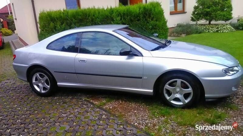 Srebrny Używany 2003 Peugeot 406 Coupe Coupe | 35 500 zł - Obraz 1/4