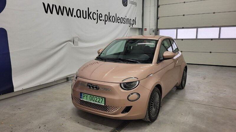 Różowy Używany 2022 Fiat 500e Icon Hatchback | 75 000 zł - Obraz 1/4