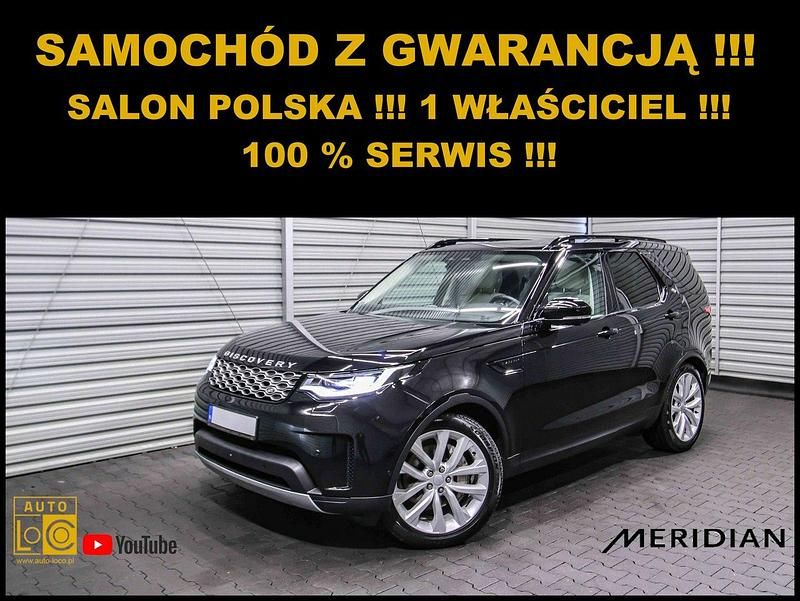 Czarny (metalik) Używany 2021 Land Rover Discovery 5 SUV | 154 381 zł (Dobra cena) - Obraz 1/4