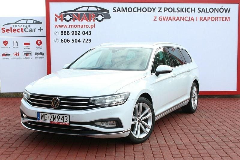 Biały Używany 2022 VW Passat Elegance Kombi | 88 900 zł (Dobra cena) - Obraz 1/4