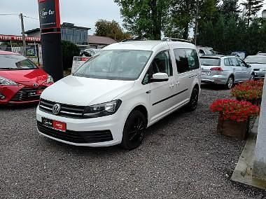 Biały Używany 2019 VW Caddy Maxi Minivan | 79 900 zł - Obraz 1/4