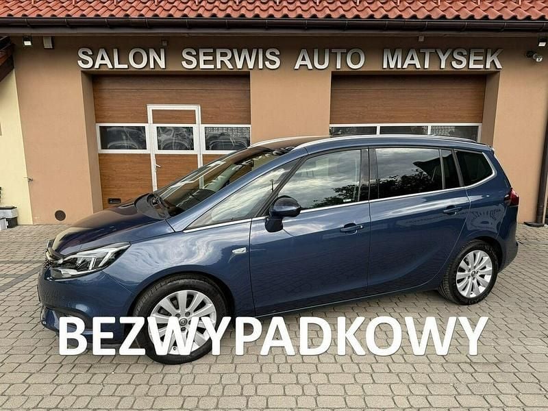 Niebieski (metalik) Używany 2017 Opel Zafira Minivan | 53 900 zł (Dość drogi) - Obraz 1/4