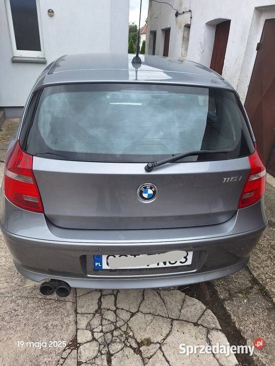Grafitowy Używany 2008 BMW 116 Hatchback | 20 000 zł (Dość drogi) - Obraz 1/4