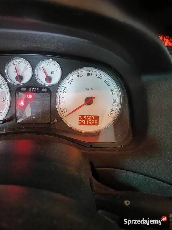 Używany Peugeot 307 109 KM (80 kW) 2007 Bordowy Sedan/Limuzyna