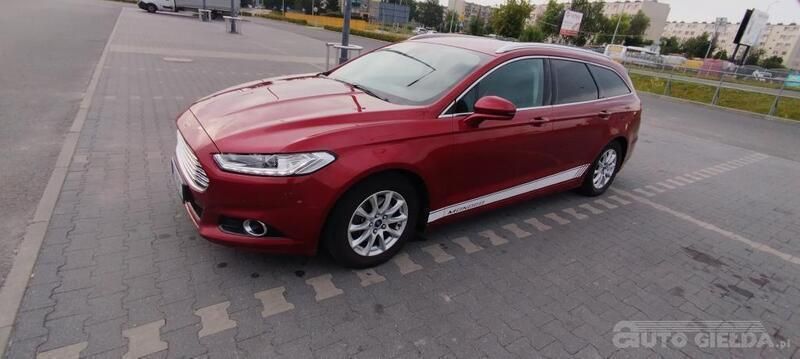 Wiśniowy Używany 2016 Ford Mondeo Titanium Kombi | 42 500 zł (Uczciwa cena) - Obraz 1/4