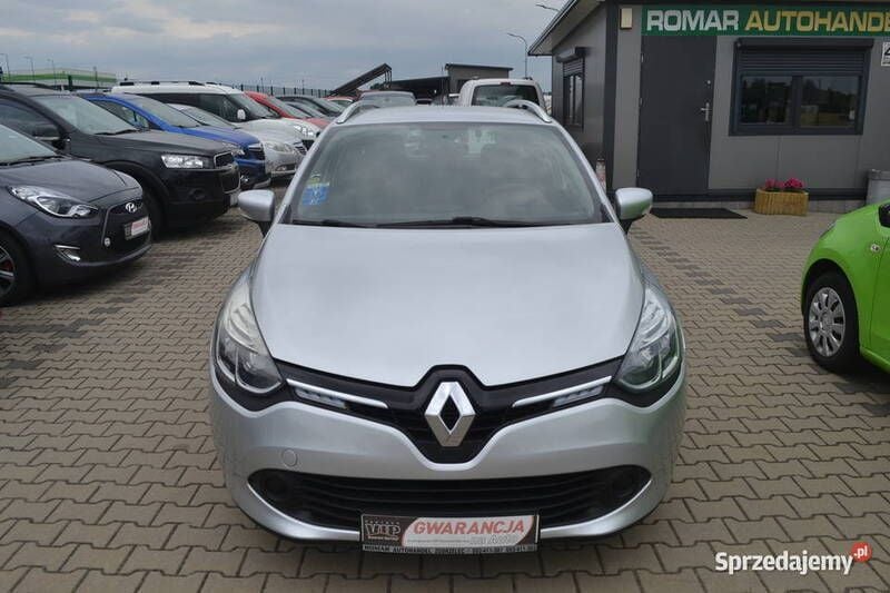 Srebrny Używany 2014 Renault Clio GrandTour Kombi | 24 300 zł (Uczciwa cena) - Obraz 1/4