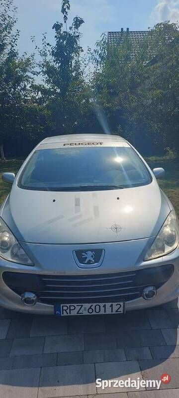 Srebrny Używany 2007 Peugeot 307 CC Kabriolet | 6500 zł - Obraz 1/4