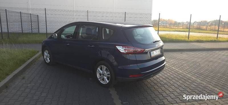 Granatowy Używany 2018 Ford S-MAX S Minivan | 51 400 zł (Uczciwa cena) - Obraz 1/4