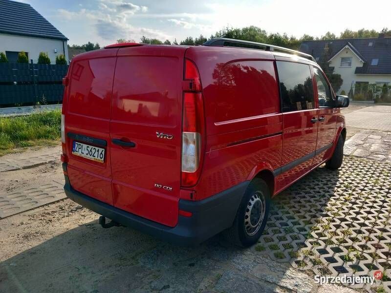 Używany Mercedes Vito 2011 Czerwony Van