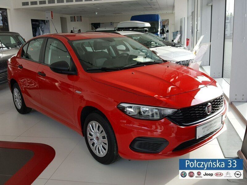 Czerwony Używany 2020 Fiat Tipo Pop Sedan/Limuzyna | 51 490 zł (Drogi) - Obraz 1/4