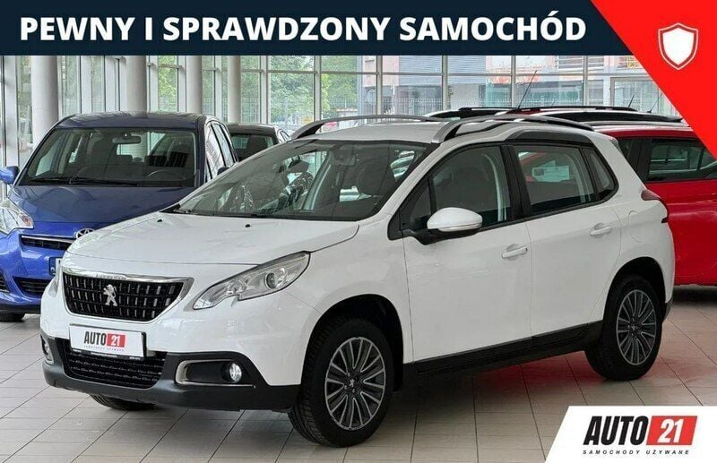 Biały Używany 2016 Peugeot 2008 SUV | 31 900 zł (Uczciwa cena) - Obraz 1/4