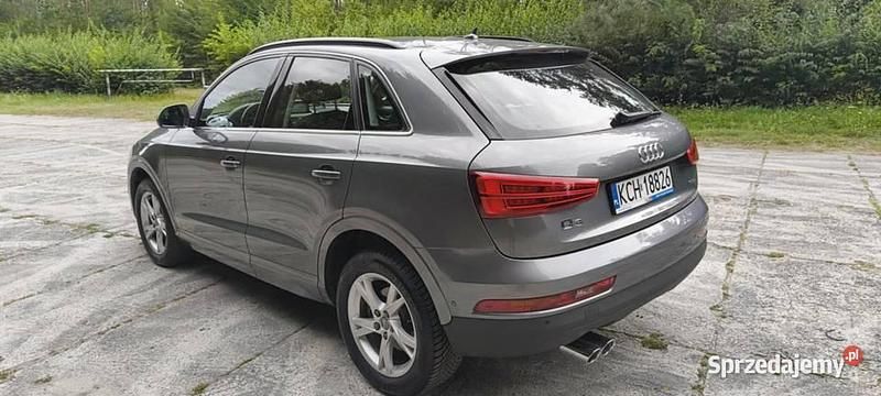 Szary Używany 2015 Audi Q3 SUV | 76 700 zł (Uczciwa cena) - Obraz 1/4